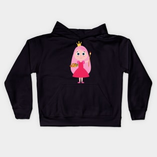 Cute Artist: Princess of My Heart Kids Hoodie